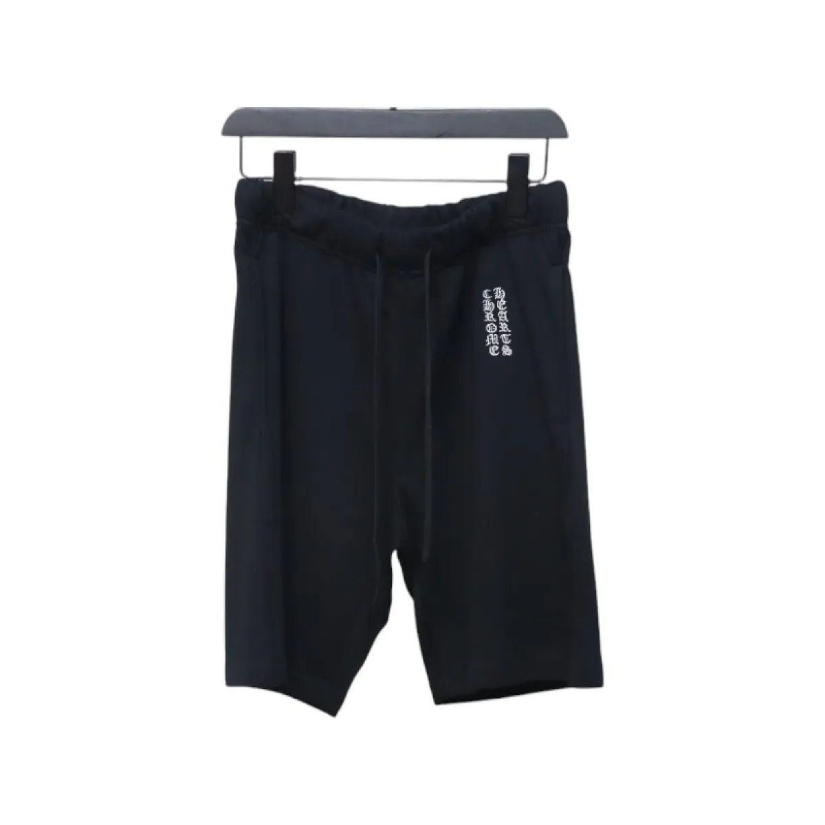 CHRM-HRTS-Embroidery-Shorts-All-Black-1 CHRM HRTS Embroidery Shorts All Black - Image 1