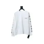 CHRM HRTS Fleur Cross Long Sleeve T Shirt White