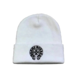 CHRM HRTS HorseShoe Logo Beanie White - Image 2
