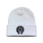 CHRM HRTS HorseShoe Logo Beanie White