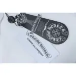 CHRM HRTS Horseshoe Neck Logo Long-Sleeve T Shirt Black White - Image 10