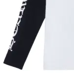 CHRM HRTS Horseshoe Neck Logo Long-Sleeve T Shirt Black White - Image 8