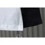 CHRM HRTS Horseshoe Neck Logo Long-Sleeve T Shirt Black White - Image 9