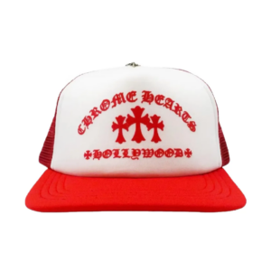 CHRM HRTS King Taco Trucker Hat Red White