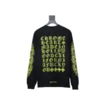 CHRM HRTS Lemon Green Horseshoe Floral Long Sleeve T Shirt Black - Image 2