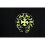 CHRM HRTS Lemon Green Horseshoe Floral Long Sleeve T Shirt Black - Image 3