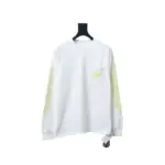 CHRM HRTS Lemon Green Horseshoe Floral Long Sleeve T Shirt White