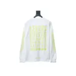 CHRM HRTS Lemon Green Horseshoe Floral Long Sleeve T Shirt White - Image 2