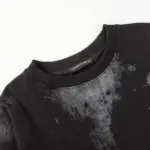CHRM HRTS Lips Triple D Print Long Sleeve Crewneck Sweatshirt Black - Image 3