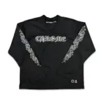CHRM HRTS Long Sleeve Hockey Jersey Black