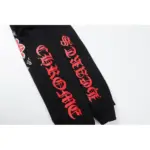 CHRM HRTS Made In Hollywood Plus Cross Zip Up Hoodie Black/Red - Image 4