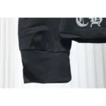 CHRM HRTS Multicolor Scroll Printed Logo Long Sleeves T shirt Black - Image 6