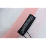 CHRM HRTS Pink Cross Embroidery Long Sleeve Shirt Pink And White - Image 6
