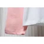 CHRM HRTS Pink Cross Embroidery Long Sleeve Shirt Pink And White - Image 7