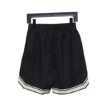 CHRM HRTS Sanskrit Embroidery Shorts Black - Image 2