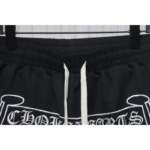 CHRM HRTS Sanskrit Embroidery Shorts Black - Image 3