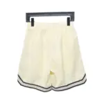 CHRM HRTS Sanskrit Embroidery Shorts Cream - Image 2