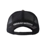 CHRM HRTS Triple Cross Black Leather Patch Black Hat - Image 2