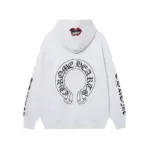 CHRM HRTS X Matty Boy Horseshoe Pullover Hoodie Black & White - Image 6