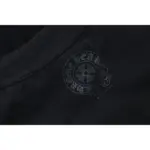 CHRM HRTS Yellow Neck Logo Long Sleeve T Shirt Black - Image 6