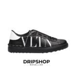 One stud leather sneakers