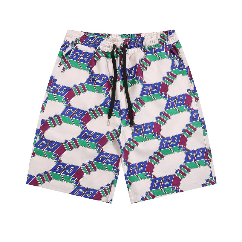 DFBD-2-1 GG Shorts Multicolor GG Pattern Drawstring - Image 1