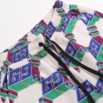 GG Shorts Multicolor Pattern Drawstring - Image 2