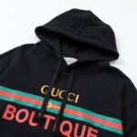 GG Hoodie Boutique Logo Black - Image 3