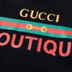 GG Hoodie Boutique Logo Black - Image 5