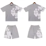 DNM TRS Big Cotton Wreath Short Summer Coordinated Set - Image 5