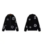 DNM TRS Cashmere Swarovski Cotton Wreath Zip Hoodie & Sweatpant Set - Image 2