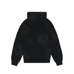 DNM TRS Cotton Wreath Hooded Sweatshirt Black Monochrome - Image 2