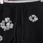 DNM TRS Glitter Patch Floral Print Short Summer Coordinated Set - Image 10