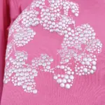 DNM TRS Glitter Patch Floral Print Short Summer Coordinated Set - Image 9