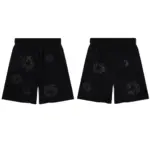 DNM TRS Glitter Patch Floral Print Shorts - Image 4