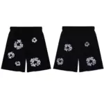 DNM TRS Glitter Patch Floral Print Shorts - Image 2