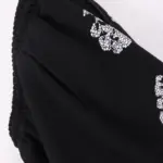 DNM TRS Glitter Patch Floral Print Shorts - Image 10