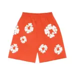 DNM TRS The Cotton Wreath Shorts Orange - Image 2