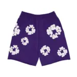 DNM TRS The Cotton Wreath Shorts Purple - Image 2