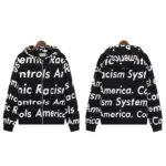 DNM TRS x Arthur Jafa Systemic Racism Controls America Zip Up Hoodie - Image 4