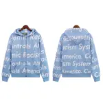 DNM TRS x Arthur Jafa Systemic Racism Controls America Zip Up Hoodie - Image 3