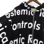 DNM TRS x Arthur Jafa Systemic Racism Controls America Zip Up Hoodie - Image 7