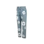 DT x LVS Wreath Print Straight-leg Jeans - Image 4