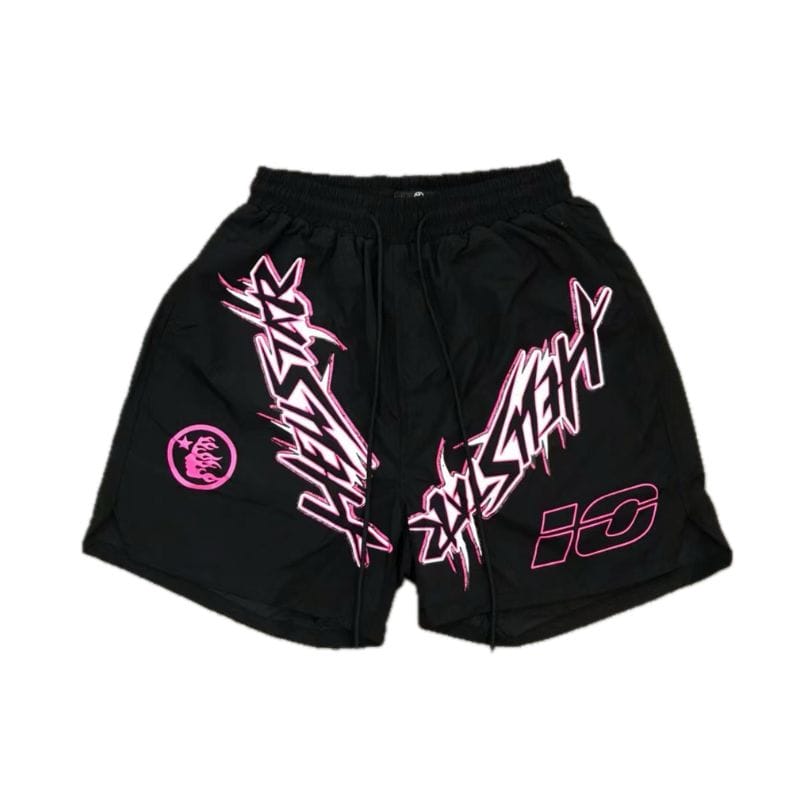 Designsemnome_a8a204d8-6811-461a-b98e-bc230732b9de HLSTR Waxed Nylon Athletic Shorts Black - Image 1