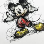 BLNCG T-shirt Mickey Mouse Print - Image 2