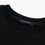 LV Sweatshirt Colorful Logo Black - Image 5
