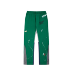 GD Painted Flare Sweat Pants Green