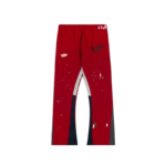 GD Painted Flare Sweat Pants Red
