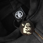 HLSTR Black Logo Full Zip Hoodie - Image 11