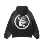 HLSTR Black Logo Full Zip Hoodie - Image 2